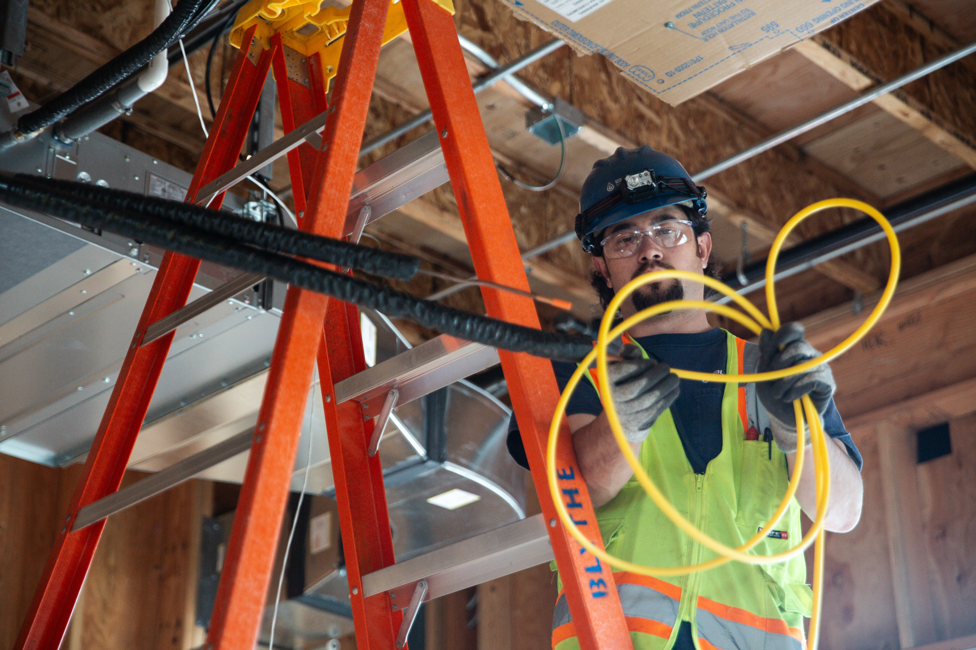 Commercial HVAC system supporting heating and cooling operations for a multi-unit apartment building and residential property.